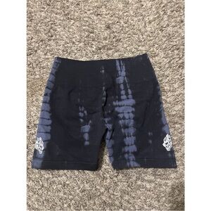 Darc Sport Black and Gray Tie-Dye Shorts